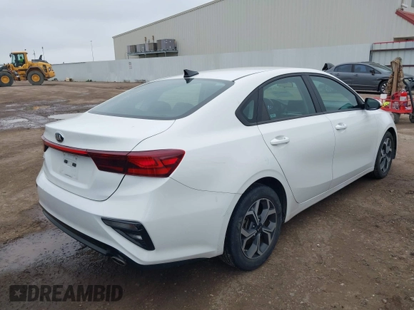 2021 Kia Forte LXS with VIN 3KPF24AD2ME312508, listed as a IAAI auction lot 38094780 with 65,314 mi miles. Bid and sale history available at carsss.com. Image 4.