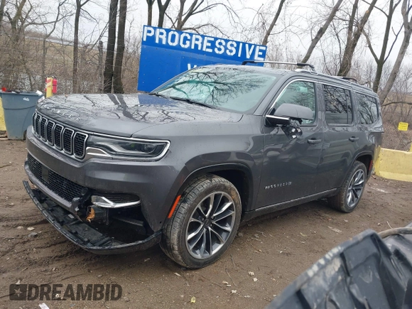 2022 Jeep Wagoneer Series III with VIN 1C4SJVDT8NS151011, listed as a IAAI auction lot 41504604 with 54,212 mi miles and . Bid and sale history available at DreamBid. Image 14.