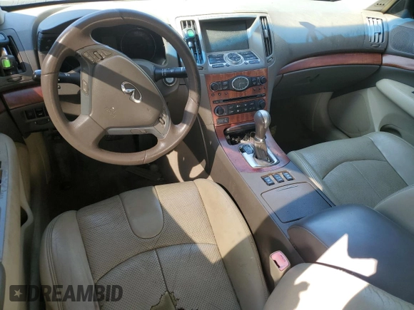 2008 Infiniti G35 x with VIN JNKBV61F58M256508, listed as a Copart auction lot 74454784 with Not Provided miles and Salvage Title. Bid and sale history available at DreamBid. Image 8.