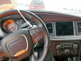 2022 Dodge Charger Scat Pack with VIN 2C3CDXGJ6NH257129, listed as a Copart auction lot 49220135 with 36,043 mi miles and Salvage Title. Bid and sale history available at carsss.com. Image 8.
