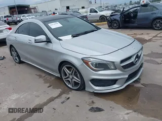2015 Mercedes-Benz CLA 250 with VIN WDDSJ4GB8FN183749, listed as a IAAI auction lot 42278749 with 113,568 mi miles and . Bid and sale history available at DreamBid. Image 1.