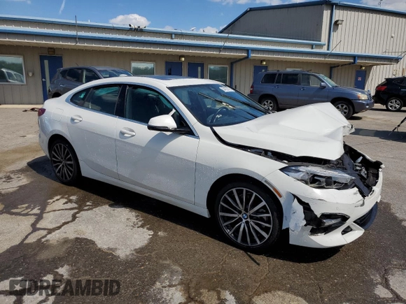 2021 BMW 2 Series 228i xDrive with VIN WBA73AK05M7H56414, listed as a Copart auction lot 54107415 with 89,614 mi miles and Salvage title. Bid and sale history available at DreamBid. Image 4.