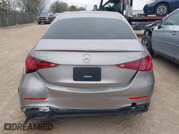 2024 Mercedes-Benz C 300 with VIN W1KAF4HB3RR177320, listed as a IAAI auction lot 41595252 with 4,741 mi miles and . Bid and sale history available at DreamBid. Image 16.