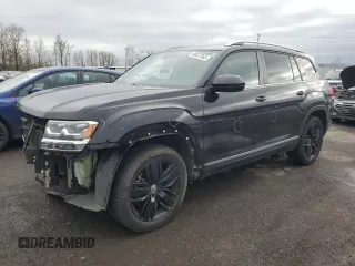 2018 Volkswagen Atlas SEL z VIN 1V2MR2CA2JC576307, wystawiony jako Copart lot #49927365 z przebiegiem 93 269 mil mil oraz Szkoda całkowita • Salvage title. Historia ofert i sprzedaży dostępna na DreamBid. Obrazek 1.