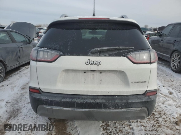 2020 Jeep Cherokee Limited with VIN 1C4PJLDB4LD652545, listed as a Copart auction lot 42247815 with 87,106 mi miles and Salvage title. Bid and sale history available at DreamBid. Image 6.