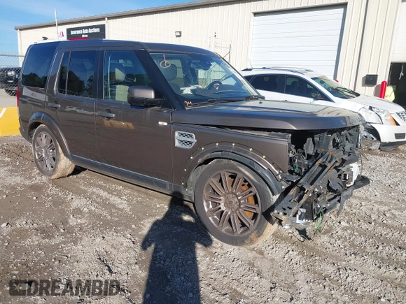 2013 Land Rover LR4 Lux with VIN SALAK2D43DA689421, listed as a IAAI auction lot 41458881 with 175,800 mi miles and . Bid and sale history available at DreamBid. Image 1.