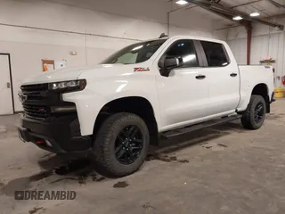 2021 Chevrolet Silverado 1500 LT Trail Boss with VIN 1GCPYFEL2MZ177616, listed as a IAAI auction lot 41941422 with 52,180 mi miles and . Bid and sale history available at DreamBid. Image 2.