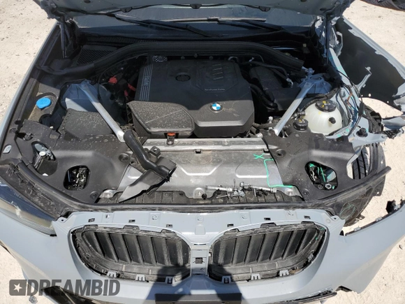 2024 BMW X3 sDrive30i z VIN 5UX43DP0XR9X30530, wystawiony jako Copart lot #53082015 z przebiegiem 10 748 mil mil oraz Szkoda całkowita • Salvage title. Historia ofert i sprzedaży dostępna na DreamBid. Obrazek 12.