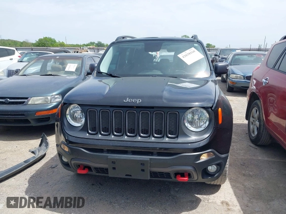 2016 Jeep Renegade Trailhawk with VIN ZACCJBCT3GPD11390, listed as a IAAI auction lot 42038160 with 91,302 mi miles and . Bid and sale history available at carsss.com. Image 13.
