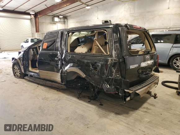 2014 Ford Expedition Max XLT with VIN 1FMJK1J58EEF29166, listed as a Copart auction lot 54952345 with Not provided miles and Non repairable. Bid and sale history available at DreamBid. Image 2.