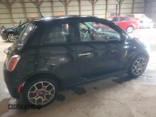 2012 FIAT 500 Sport with VIN 3C3CFFBR7CT105575, listed as a Copart auction lot 61782495 with 126,033 mi miles and Clean title. Bid and sale history available at DreamBid. Image 3.