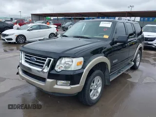 2006 Ford Explorer Eddie Bauer z VIN 1FMEU74E36ZA08375, wystawiony jako IAAI lot #42486008 z przebiegiem 214 761 mil mil oraz . Historia ofert i sprzedaży dostępna na DreamBid. Obrazek 2.