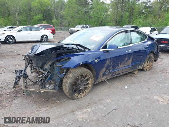 2019 Tesla Model 3 Mid Range z VIN 5YJ3E1EAXKF332974, wystawiony jako IAAI lot #41921722 z przebiegiem Nie podano mil oraz . Historia ofert i sprzedaży dostępna na DreamBid. Obrazek 2.