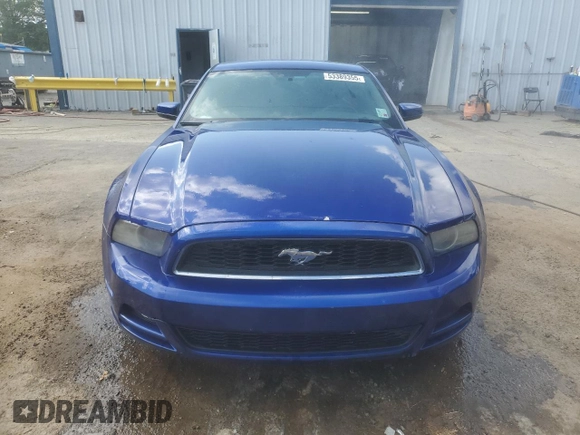 2013 Ford Mustang V6 with VIN 1ZVBP8AM4D5207405, listed as a Copart auction lot 53389355 with 157,603 mi miles and Salvage title. Bid and sale history available at DreamBid. Image 5.