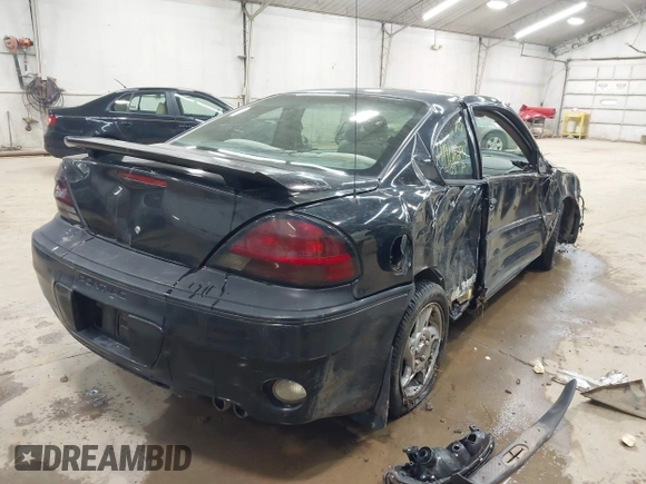 2005 Pontiac Grand Am GT with VIN 1G2NW12E85M140434, listed as a IAAI auction lot 41966294 with 142,548 mi miles. Bid and sale history available at carsss.com. Image 4.
