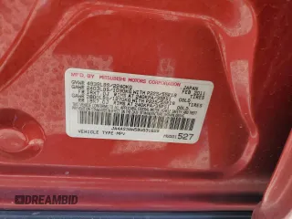 2011 Mitsubishi Outlander SE z VIN JA4AS3AW5BU031625, wystawiony jako Copart lot #42785635 z przebiegiem 125 062 mil mil oraz Szkoda całkowita • Salvage title. Historia ofert i sprzedaży dostępna na DreamBid. Obrazek 14.