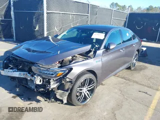 2022 Honda Accord Touring with VIN 1HGCV3F96NA011657, listed as a IAAI auction lot 41701375 with 13,681 mi miles and . Bid and sale history available at DreamBid. Image 2.
