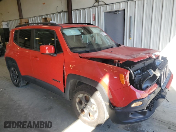 2018 Jeep Renegade Latitude with VIN ZACCJABH4JPH14115, listed as a Copart auction lot 88845175 with 49,339 mi miles and Salvage title. Bid and sale history available at DreamBid. Image 4.