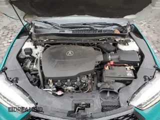 2020 Acura TLX w/Technology Pkg with VIN 19UUB3F43LA004020, listed as a Copart auction lot 81593814 with 38,384 mi miles and Non Repairable. Bid and sale history available at carsss.com. Image 11.