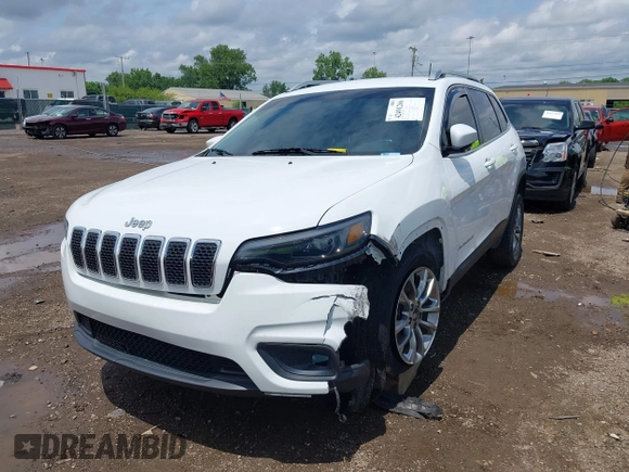 2020 Jeep Cherokee Latitude Plus with VIN 1C4PJLLB2LD592959, listed as a IAAI auction lot 42491266 with 74,609 mi miles and . Bid and sale history available at DreamBid. Image 12.