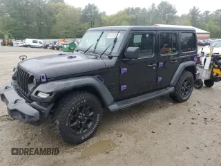 2020 Jeep Wrangler Unlimited Sport S с VIN 1C4HJXDG7LW170227, выставлен на аукционе Copart как лот 54739265 с пробегом 54 016 миль миль и Списание • Salvage title. История ставок и продаж доступна на DreamBid. Изображение 1.