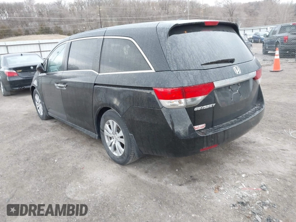 2017 Honda Odyssey EX-L with VIN 5FNRL5H68HB026010, listed as a IAAI auction lot 41884999 with 138,943 mi miles and . Bid and sale history available at DreamBid. Image 3.