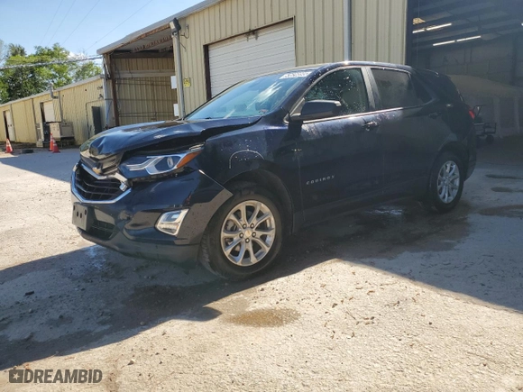2021 Chevrolet Equinox LS with VIN 3GNAXSEV3MS149458, listed as a Copart auction lot 53626895 with 72,838 mi miles and Salvage Title. Bid and sale history available at carsss.com. Image 1.
