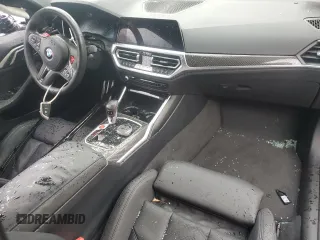 2022 BMW M4 Competition xDrive with VIN WBS43AZ05NCK81583, listed as a Copart auction lot 81599964 with 0 mi miles and Salvage Title. Bid and sale history available at carsss.com. Image 8.