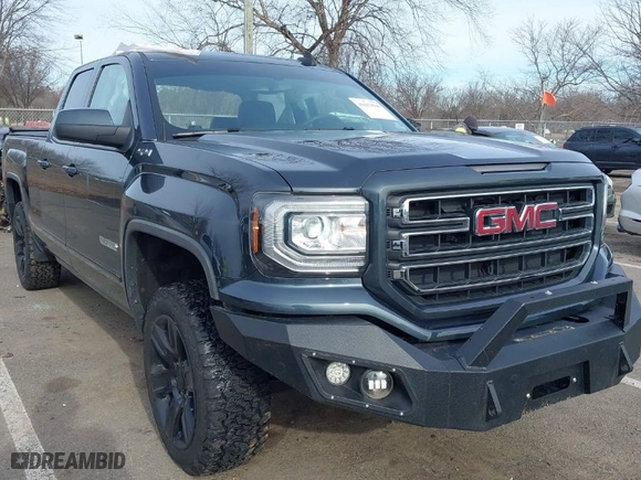 2019 GMC Sierra 1500 Limited with VIN 2GTV2LEC8K1156749, listed as a IAAI auction lot 41613596 with 123,876 mi miles. Bid and sale history available at carsss.com. Image 1.