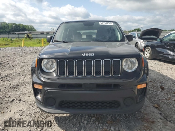 2020 Jeep Renegade Sport with VIN ZACNJAAB7LPL71211, listed as a Copart auction lot 57152255 with 47,477 mi miles and Salvage title. Bid and sale history available at DreamBid. Image 5.