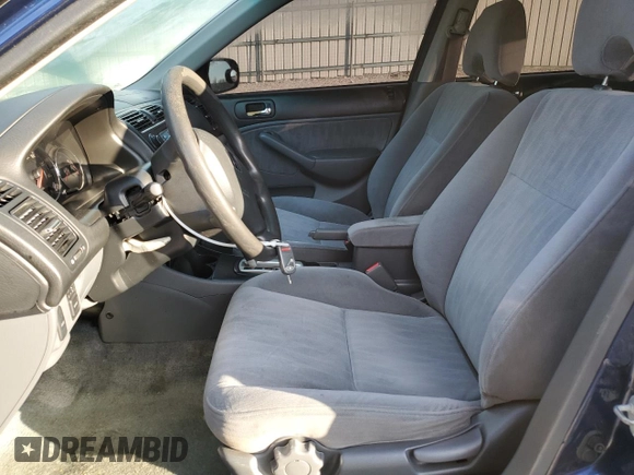 2003 Honda Civic LX with VIN 1HGES16553L023044, listed as a Copart auction lot 50817205 with 231,232 mi miles and Salvage Title. Bid and sale history available at DreamBid. Image 7.