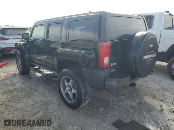 2006 Hummer H3 with VIN 5GTDN136868216190, listed as a Copart auction lot 76099474 with 182,268 mi miles and Non Repairable. Bid and sale history available at carsss.com. Image 2.