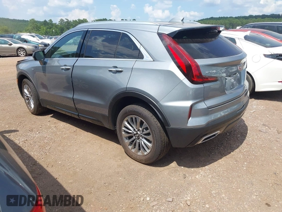 2025 Cadillac XT4 FWD Premium Luxury with VIN 1GYFZCR45SF128039, listed as a IAAI auction lot 42563517 with 18,478 mi miles and . Bid and sale history available at DreamBid. Image 3.