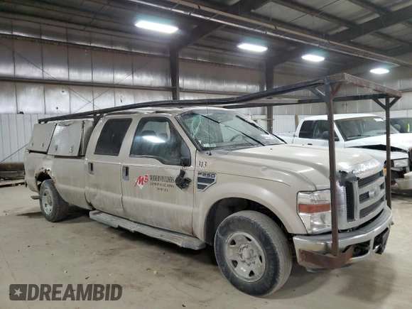 2008 Ford F-250 XL with VIN 1FTSW20528ED44586, listed as a Copart auction lot 83559544 with 325,052 mi miles and Salvage title. Bid and sale history available at DreamBid. Image 4.