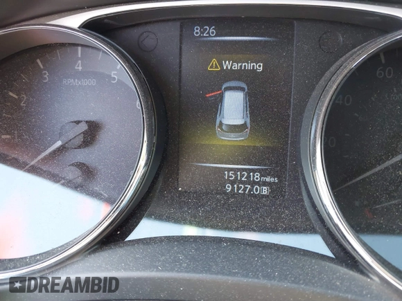 2016 Nissan Rogue SL with VIN 5N1AT2MTXGC866420, listed as a IAAI auction lot 41868507 with 151,218 mi miles. Bid and sale history available at carsss.com. Image 15.