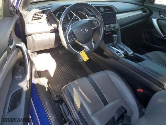 2016 Honda Civic Coupe Touring with VIN 2HGFC3B98GH353382, listed as a Copart auction lot 43557755 with 171,126 mi miles and Salvage Title. Bid and sale history available at carsss.com. Image 8.