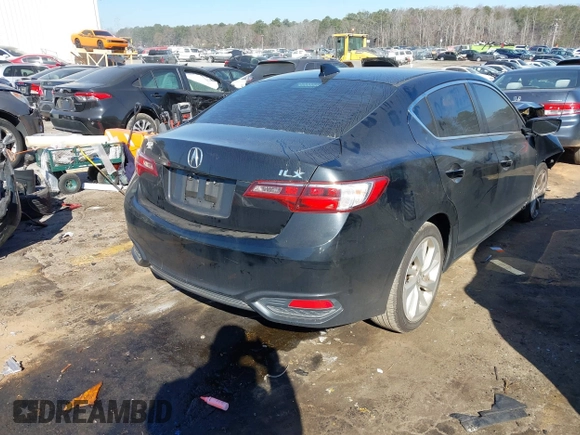 2017 Acura ILX with VIN 19UDE2F35HA016248, listed as a IAAI auction lot 41661341 with 136,000 mi miles. Bid and sale history available at carsss.com. Image 4.
