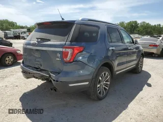 2018 Ford Explorer Platinum z VIN 1FM5K8HT3JGB02703, wystawiony jako Copart lot #57091735 z przebiegiem 90 921 mil mil oraz Szkoda całkowita • Salvage title. Historia ofert i sprzedaży dostępna na DreamBid. Obrazek 3.