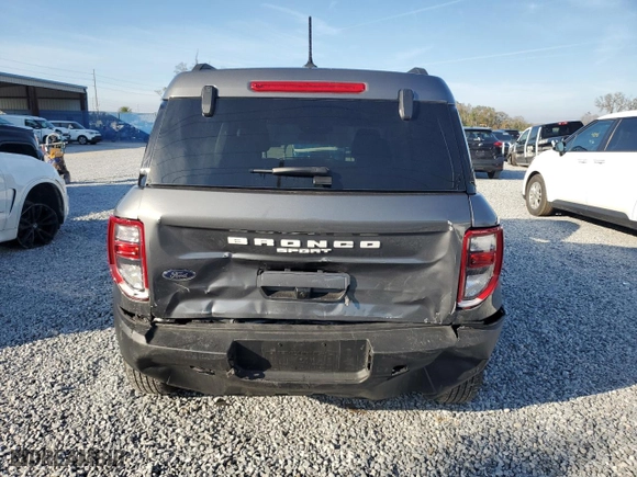 2024 Ford Bronco Sport Big Bend with VIN 3FMCR9B62RRE75943, listed as a Copart auction lot 43274655 with 10,458 mi miles and Salvage Title. Bid and sale history available at carsss.com. Image 6.