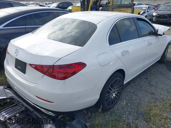 2024 Mercedes-Benz C 300 with VIN W1KAF4GB9RR237814, listed as a IAAI auction lot 41774059 with Not Provided miles and . Bid and sale history available at DreamBid. Image 4.