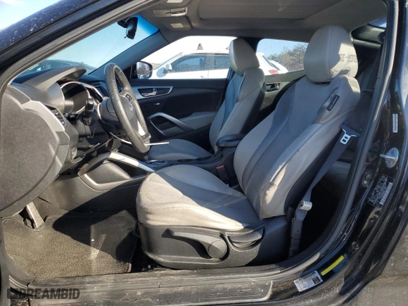 2012 Hyundai Veloster w/Gray Int with VIN KMHTC6AD1CU053274, listed as a Copart auction lot 46660185 with 111,242 mi miles and Clean Title. Bid and sale history available at carsss.com. Image 7.