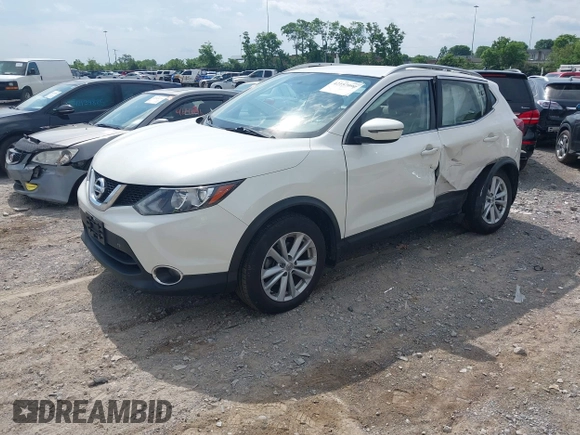 2017 Nissan Rogue SV with VIN JN1BJ1CR3HW100711, listed as a IAAI auction lot 42157090 with 106,067 mi miles and . Bid and sale history available at DreamBid. Image 2.