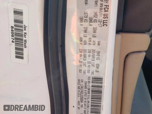 2018 Jeep Grand Cherokee Altitude with VIN 1C4RJFAG2JC258264, listed as a Copart auction lot 55262915 with 102,633 mi miles and Salvage title. Bid and sale history available at DreamBid. Image 14.
