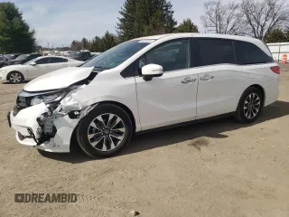 2024 Honda Odyssey EX-L с VIN 5FNRL6H62RB069216, выставлен на аукционе Copart как лот 49858955 с пробегом 7 578 миль миль и Списание • Salvage title. История ставок и продаж доступна на DreamBid. Изображение 1.
