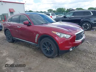 2017 Infiniti QX70 z VIN JN8CS1MW6HM413089, wystawiony jako IAAI lot #42183828 z przebiegiem 121 920 mil mil oraz . Historia ofert i sprzedaży dostępna na DreamBid. Obrazek 1.