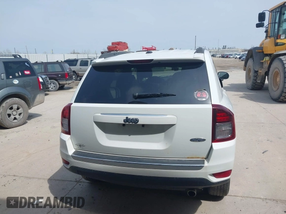 2017 Jeep Compass High Altitude with VIN 1C4NJCEB1HD212246, listed as a IAAI auction lot 42095253 with 123,834 mi miles. Bid and sale history available at carsss.com. Image 16.