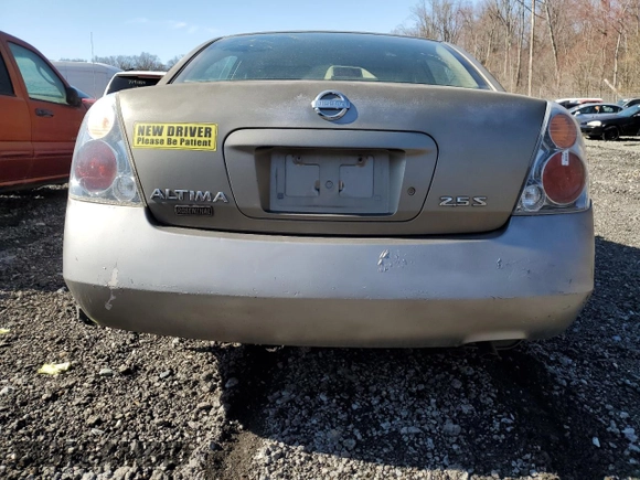 2002 Nissan Altima S with VIN 1N4AL11E52C193409, listed as a Copart auction lot 50019625 with 0 mi miles and Salvage Title. Bid and sale history available at carsss.com. Image 6.