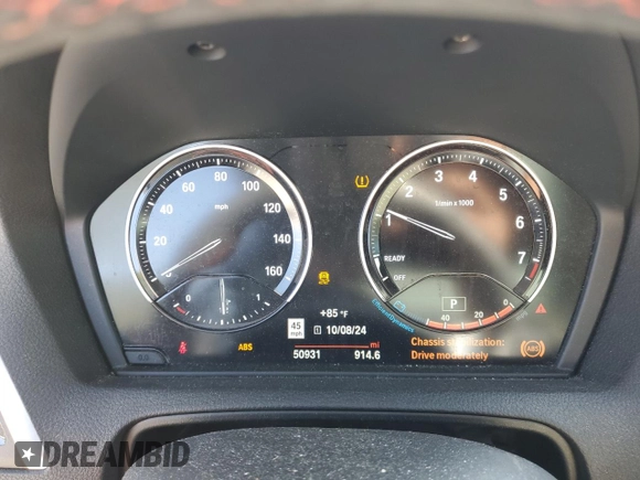 2020 BMW 2 Series 230i with VIN WBA2J1C06L7E79656, listed as a Copart auction lot 74909234 with 50,931 mi miles and Salvage Title. Bid and sale history available at carsss.com. Image 9.