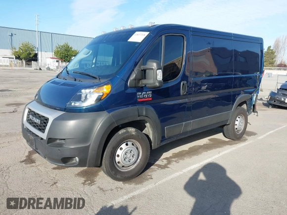 2022 Ram ProMaster Cargo with VIN 3C6LRVNG5NE121179, listed as a IAAI auction lot 41837218 with 35,190 mi miles and . Bid and sale history available at DreamBid. Image 16.