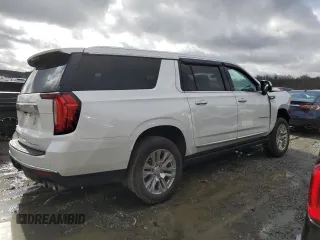 2022 GMC Yukon XL Denali with VIN 1GKS1JKL6NR152312, listed as a Copart auction lot 47548525 with 18,895 mi miles and Salvage Title. Bid and sale history available at DreamBid. Image 3.
